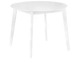Valgomojo stalas ROXBY baltas 100 cm pušies mediena