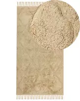 Kilimas SANLIURFA Smėlio spalvos 80 x 150 cm Medvilninis