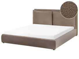 Vandens lova BAJONNA 160 x 200 cm, Boucle audinys, ruda