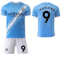 Man City 25/26 Home Jersey #9 Haaland | Sky Blue Sash Kit | Kevin De Bruyne Option 16