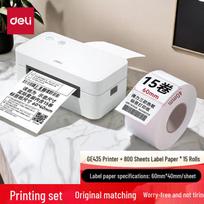 Deli GE435 80mm Thermal Label Printer CN plug (adapter included)