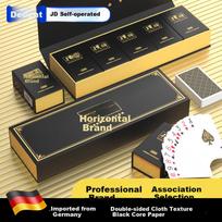 Dechen [Guandan | Gift Selection] Guandan-Specific Playing Cards, High-End Gift Box, German Imported Black Core Double Decks Per Box