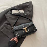 Bolt Single-shoulder Diagonal Crossbody Bag, Motorcycle Underarm Loafers for Women juoda
