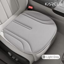 3D Breathable Foam Car Seat Covers High-elastic Car Front Seat Cushions Strip Design For Summer Skin-friendly Universal Car Pads šviesiai pilka spalva