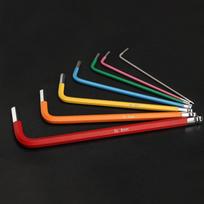 7Pcs/Set Color Coded Ball-End Hex Allen Key Sleeve Hand Tools For Car Bicycle Accessories ONE SIZE