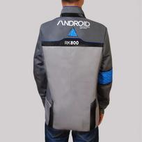Anime Detroit Become Human Connor Cosplay Costume Coat Connor Cosplay Uniform Men Women Jacket RK800 Coat Costume Full Set S gray