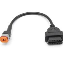 12-24V Diagnostic Cable Adapter Plug & Play Motorcycle Diagnostic Cable  Maintenance Technician