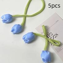5Pcs DIY Tulip Lace-up Straps Ornaments Curtains Tie Rope Hair Cord Accessories  Cake