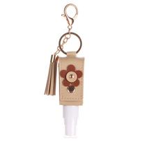 Perfume Atomizer Refillable Bottle 30 ML Hand Sanitizer Bottle Reusable Cosmetic Container  Travel chaki