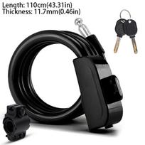 With Keys Bicycle Cable Lock Portable MTB Lock Wire Lock Bike Accessories  Road Cycling juoda