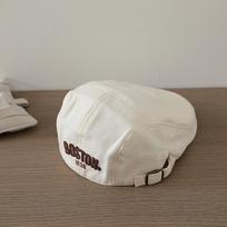 Letter Embroidered Solid Color Beret Solid Color Cotton Sun Hat  Spring Summer Wear balta