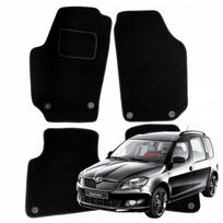 Dywaniki welurowe do skoda roomster 2006-2015 wycieraczki do samochodu b
