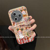 Full Coverage Shockproof Silicone Phone Case Redmi K80 K70 Pro K50 With Lanyard Strap Cartoon Style Girl Edition Xiaomi Redmi K80 Pro