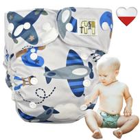 Pielucha wielorazowa mini kieszonka bambus samoloty pieluchy wielorazowe nappime