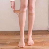 5 Pairs Women Ultra-Thin Nylon Stockings Transparent Elasticity Ladies Knee Socks High Quality Long Socks For Girls Stocking One Size