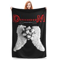 Depeche Cool Mode Heavy Metal Rock Band Blanket Warm Fleece Sofa Throw Blanket for Home Bedroom Outdoor Throws Bedspread Quilt Size: 75*100cm, Weight: 230 GSM