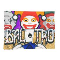 Balatro Playing Card Jocker Lusty Joker Blankets Warm Flannel Throw Blanket Cover for Bed Living room Picnic Travel Home Couch Size: 75*100cm, Weight: 230 GSM