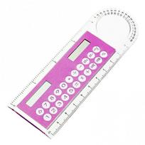 Measuring Ruler Transparent Ruler Solar Energy Ruler Calculator With Magnifier Ruler Calculator rožinė
