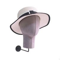 Mannequin Head Wall Mount for Hats Caps Wig Stand Prop Rack Storage Hanger Holder Display juoda