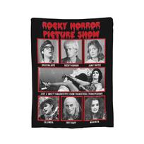 The Rockys Horror Picture Show Blanket Velvet Print  Portable Lightweight Thin Throw Blanket for Sofa Bedroom Bedspread 30x40in