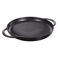 Cast Iron Pan - STAUB - 30 cm - Black - Induction Compatible - Easy to Maintain