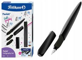 Amžinas rašiklis Pelikan Twist Black su 3 skirtingomis plunksnomis