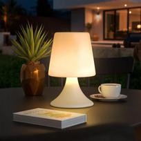 Saulės LED lempa ant stalo belaidė 2-in-1 vandeniui atspari RGB 26 cm — sodo šviestuvas, terasos apšvietimas, akumuliatorinis šviestuvas, kempingo žibintas, dekoratyvinis šviestuvas, kiemelio apšvietimas, šviestuvas su pulteliu