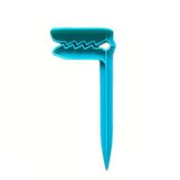 4/8PCS Beach Towel Fastener Clips,Picnic Mat Anchor Stakes Clamps Sand Blanket Holder,Beach Towel Sand Spikes Outdoor Camp Tool 1PC-15×7.5×2.9cm ežero mėlyna spalva
