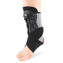 Adjustable Knob Compression Ankle Brace with Double Aluminum Plate Support for Foot Splint and Protection Free Size