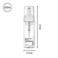Putų dozatorius kelionėms, putojantis dozatorius, rankų muilas, blakstienų valiklis, šampūnas, putos, papildomi konteineriai su dozatoriumi 150ml