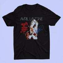 Avril Lavigne Here's To Never Growing Up Black Unisex T-Shirt Unisex T-Shirt S