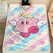 Kirby Universal Furniture Flannel Blanket, Warm Printed Cover for Bed, Sofa, Chair, Journey and Picnic.-TING 75x90cm