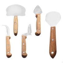 5Pcs Halloween Pumpkin Carving Tools Kit Cutter Knife Lightweight Professional