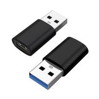 USB A tipo į USB C tipo adapterio laidas, juodas