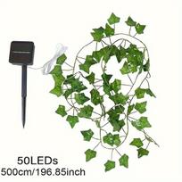 Saulės energija maitinamos girliandos, 5M/16.4FT 50LED