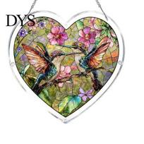 Study Room Wall Art Suncatcher Puzzle Pendant, Durable Acrylic Window Hanging, with 3D Pattern, Stained Glass Effect Waterproof Decorative Ornament, C