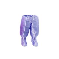 Creative 3D Pants Pen Holder PLA Stationery Storage Box Funny 3D Printed Pencil Case  School violetinė