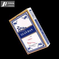 Jingbang Guandan Specialized Playing Cards, Professional Blue Core Paper Guandan, 60X97mm, Blue, Ten Decks, JB0238