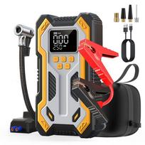 Stable-Car Jump Starter With Air Compressor 10000Mah Air Compressor LCD Screen Portable Booster
