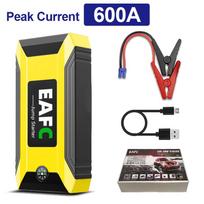 Car Jump Starter Power Bank 1200A/600A Portable Emergency Starter Battery Charger Auto Booster Starting Device with LED Lighting 600A
