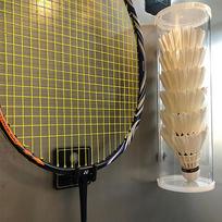 Sieninis raketės laikiklis Teniso raketės laikiklis Badmintono raketės laikiklis Nerūdijančio plieno sieninis kabliukas Laikymas 1PC