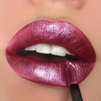 Luxurious Berry-Shine Glitter Lip Gloss Hydrating Moisturizing Lipstick Highly Pigmented Long-Lasting Diamond Shine Lip Glaze for All Skin Types 3#