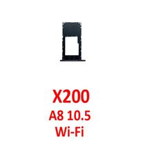Phone SIM Card Tray For Samsung Galaxy Tab A8 10.5  X200 X205 Chip Card Slot Holder Pocket A8 Wifi X200 Black