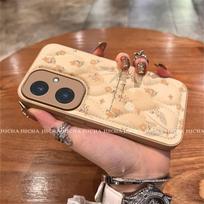 Silicone Phone Case Honor 100 Pro 90 80 With Lanyard Anti-Drop Full Cover Yellow Floral HONOR 100