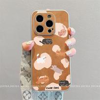 Premium Silicone Phone Case IPhone 16 Pro 15 Plus 14 13 With Cat Design Detachable Lanyard Full Coverage Anti-Drop iPhone 16