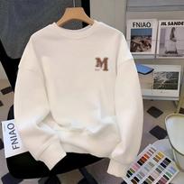 Men Round Neck Long Sleeve Hoodless Cotton Loose Casual Fashion Daily Sweatshirt M balta