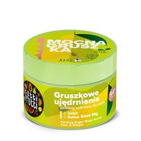 Ujędrniający peeling cukrowy do ciała gruszka i imbir + detox shot mg, 300 g