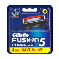 Gillette fusion proglide 5 maszynki do golenia - 4 sztuki