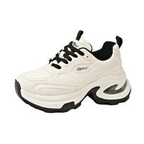 Women's Sports Shoes All Year Round Thick-soled Tennis Shoes Women's Casual Mesh Fashion Height Increase Zapatillas De Deporte 35