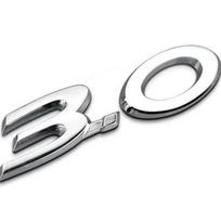 V6 3.0 V8 5.0 Fender Back Emblem Badge Trunk Sticker Decal For JAGUAR EL XFL XJL XF XE Car Trunk Accessories